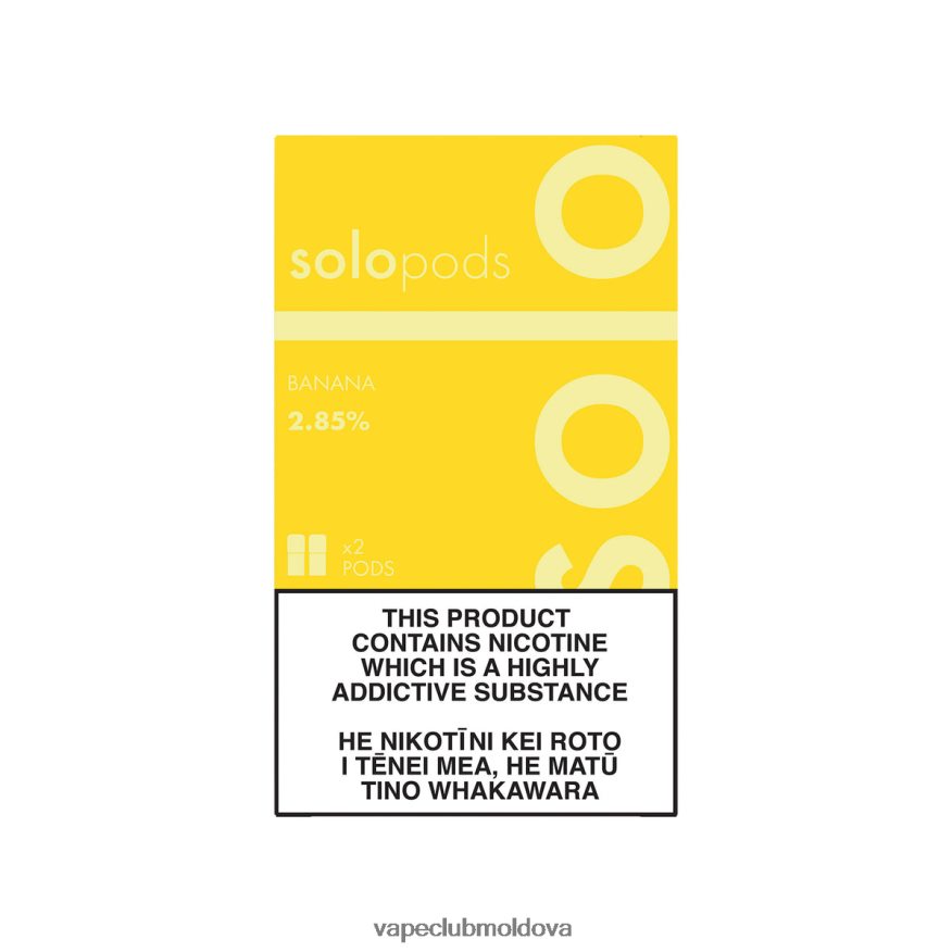 Vape Moldova 44D82R64 Solo Pachet de schimb 2-pachet banană