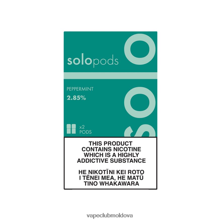 Vape Pod Kit 44D82R63 Solo Pachet de schimb 2-pachet mentă