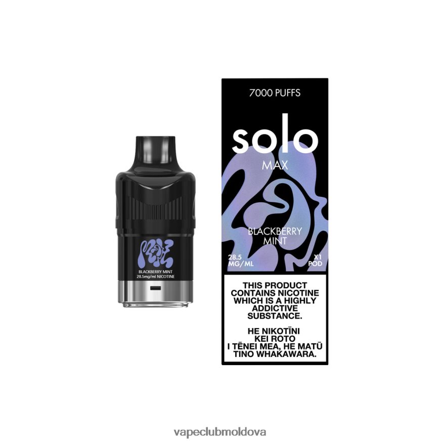 Vape Pod Kit 44D82R73 Solo MAX păstaie menta de mure