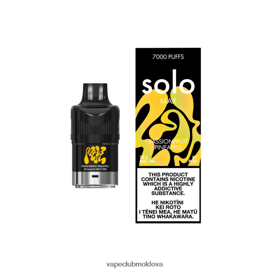 Vape Shop Chisinau 44D82R81 Solo MAX păstaie ananas fructul pasiunii