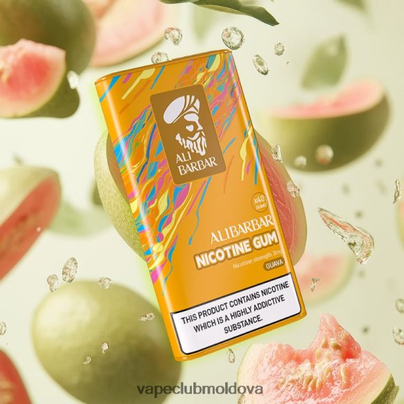 Disposable Vape Moldova Z8Z8R0100 Alibarbar gumă de nicotină guava