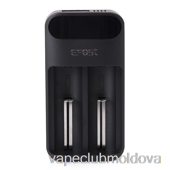 Vape Mod Efest Lush Q2 încărcător Inteligent De Baterie Cu LED-uri Cu 2 Compartimente