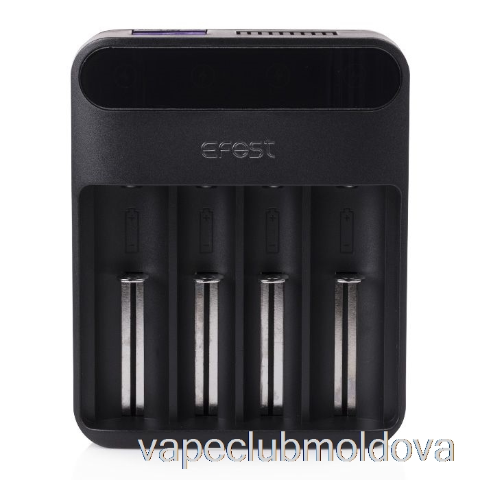 Vape Mod Efest Lush Q4 încărcător Inteligent De Baterie Cu LED-uri Cu 4 Locații