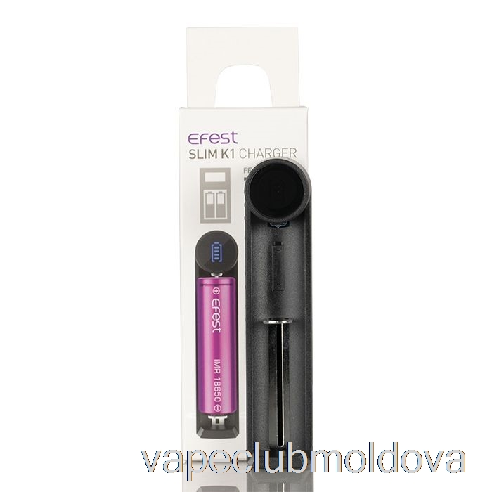 Kit Vape Pod încărcător De Baterie Efest Slim K1 Cu Un Singur Slot