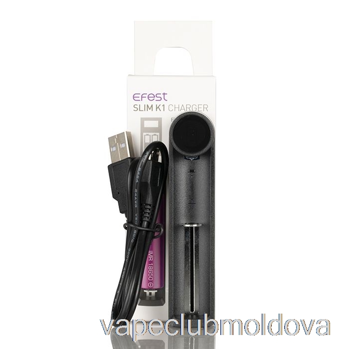 Kit Vape Pod încărcător De Baterie Efest Slim K1 Cu Un Singur Slot