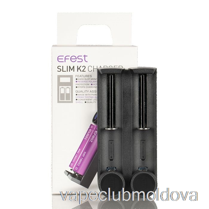 Vape Mod Efest Slim K2 încărcător De Baterie Cu Două Sloturi