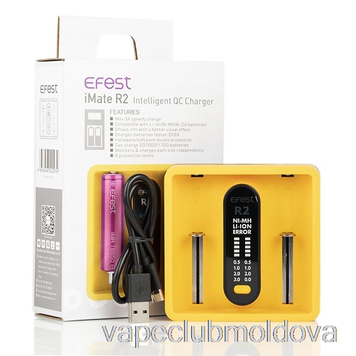 Vape Mod Efest Imate R2 încărcător Inteligent QC