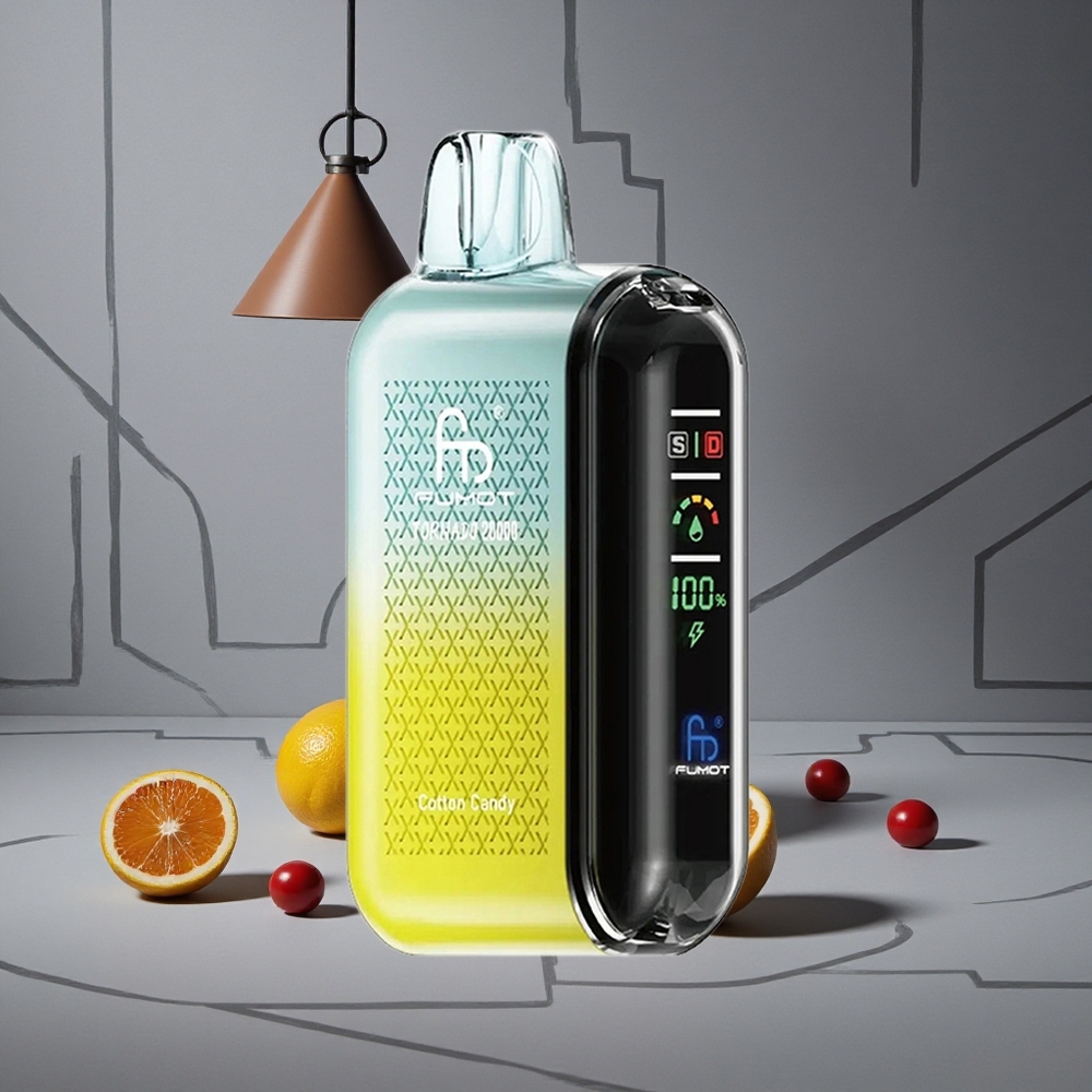 Fumot Tornado 20000 Pufuri Bomboane de Bumbac Dual Mesh Coil Smart Display