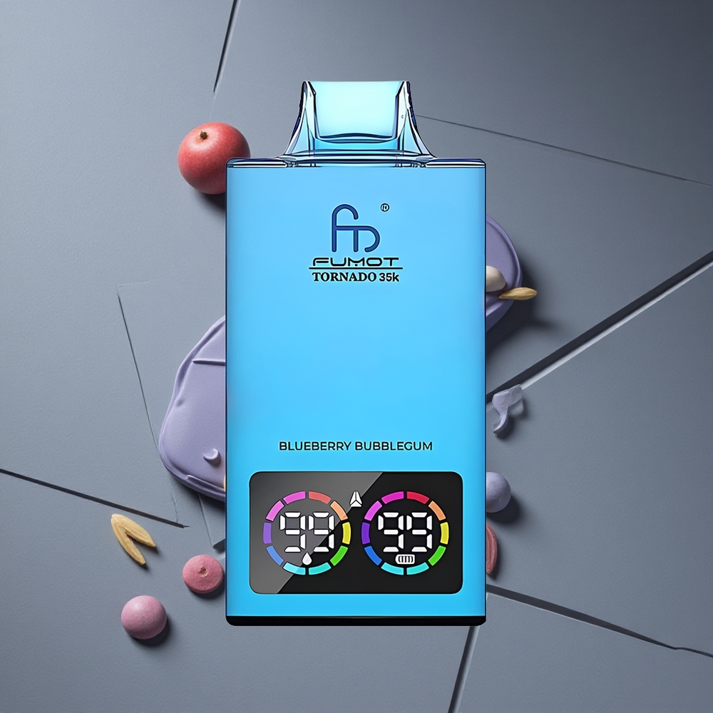 Fumot Tornado 35000 Pufuri Gust de Afine Gumă de Balon Boble cu Bobină Duală Mesh și Baterie 700 MAH