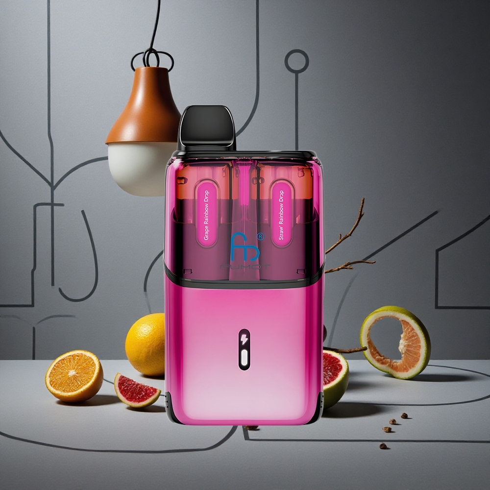 Fumot Ultra T32000 32000 de Pufuri Capsuni Curcubeu și Struguri Curcubeu Baterie 800mAh