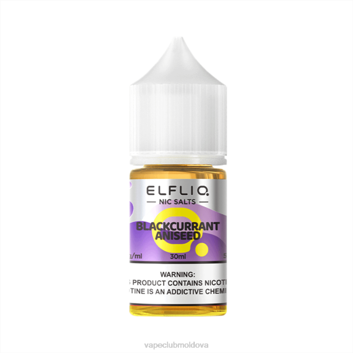 ELFBAR ELFLIQ nic sare 30 ml Anised cu coacăze negre 66J29 Vape Moldova