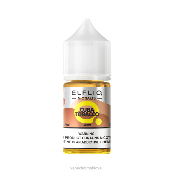 ELFBAR ELFLIQ nic sare 30 ml Cuba tutun 66J216 Vape Shop Chisinau