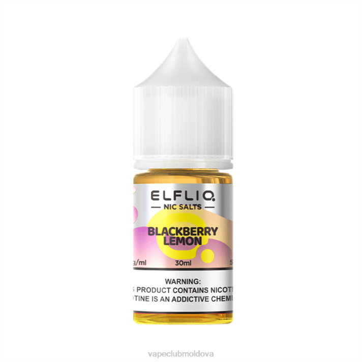 ELFBAR ELFLIQ nic sare 30 ml Lămâie de mure 66J28 Vape Pod Kit