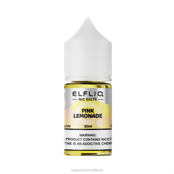 ELFBAR ELFLIQ nic sare 30 ml limonadă roz 66J225 Disposable Vape Moldova