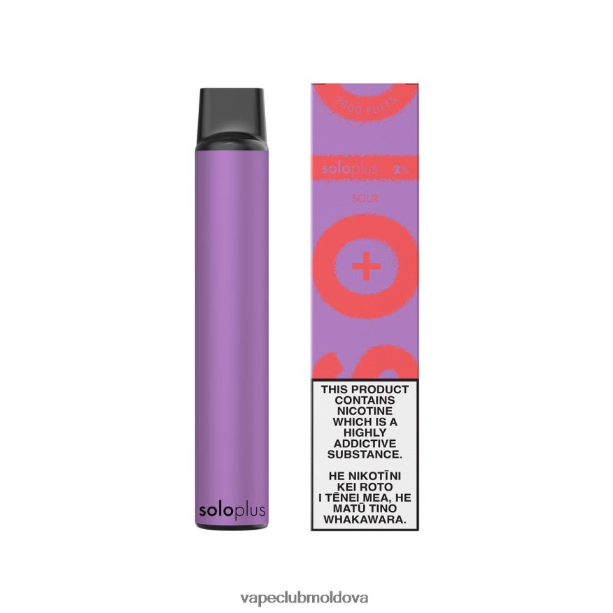 Disposable Vape Moldova 44D82R25 Solo Plus vapa de unică folosință acru