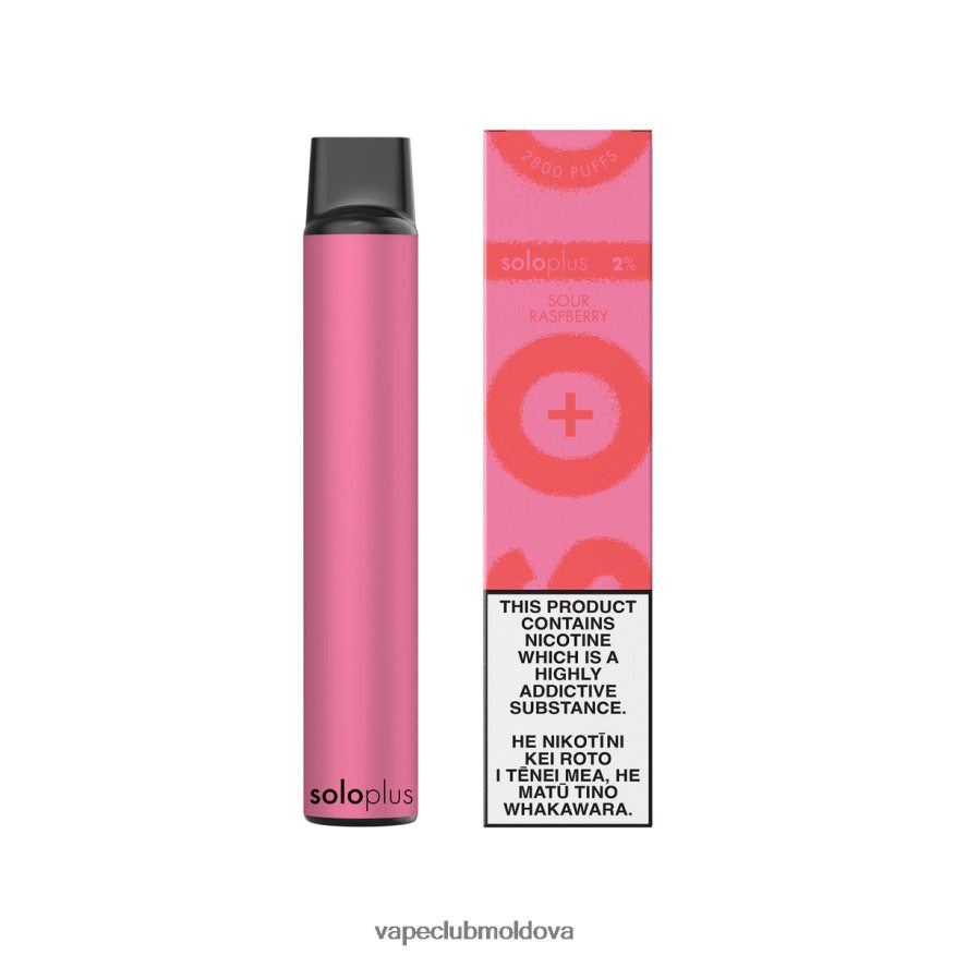 Disposable Vape Moldova 44D82R35 Solo Plus vapa de unică folosință zmeura acra