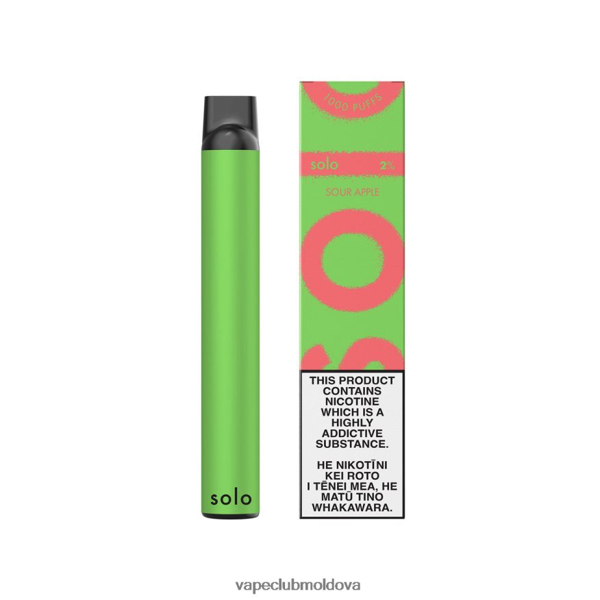 Disposable Vape Moldova 44D82R5 Solo vapa de unică folosință măr acru