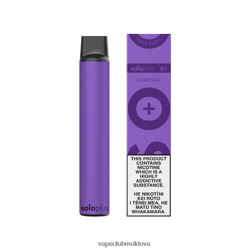 Vape Mod 44D82R27 Solo Plus vapa de unică folosință menta de struguri