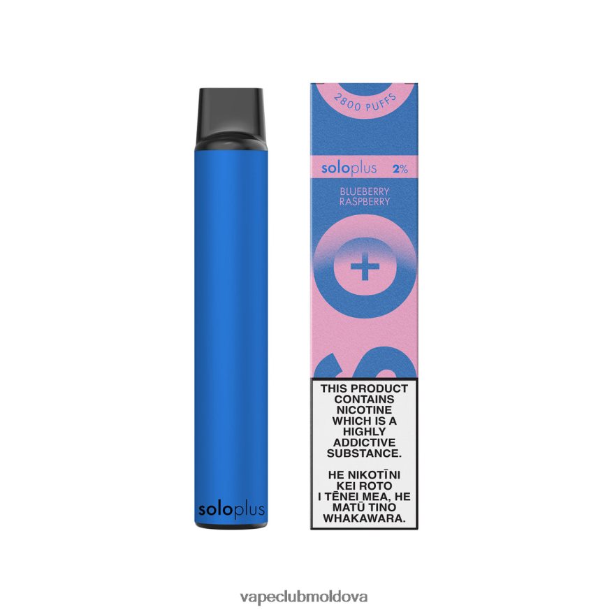 Vape Moldova 44D82R39 Solo Plus colecție Vape Paradise de unică folosință afine zmeura