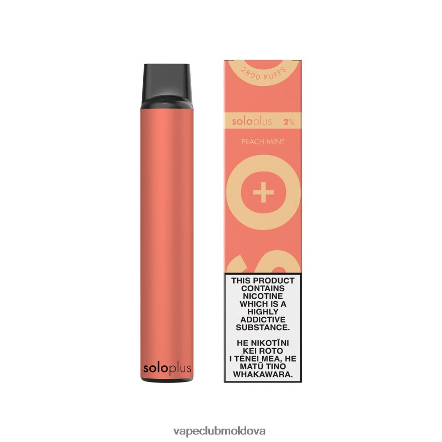 Vape Pod Kit 44D82R23 Solo Plus vapa de unică folosință menta de piersici