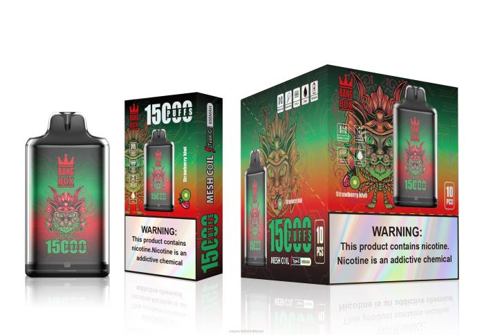 Disposable Vape Moldova 6LLL100 Bang Box s1-15000 pufuri kiwi de căpșuni