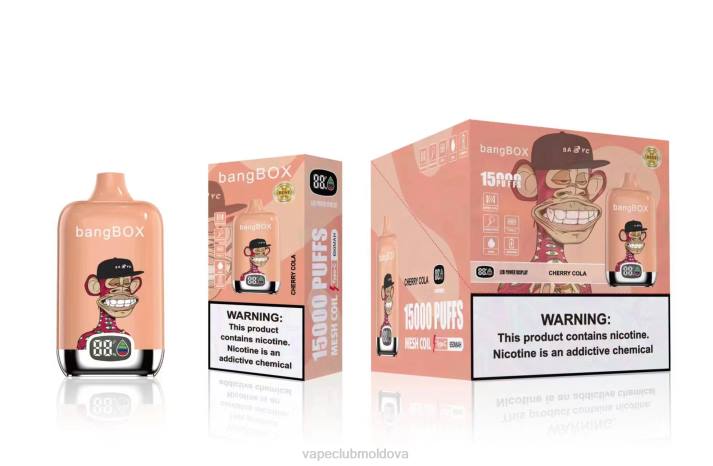 Disposable Vape Moldova 6LLL40 Bang Box 15000 pufuri cola cu cireșe