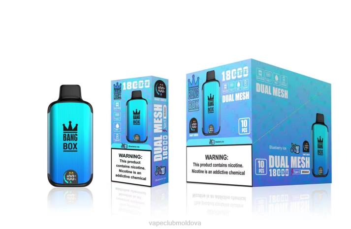 Disposable Vape Moldova 6LLL90 Bang Box 18000 pufuri gheata de afine