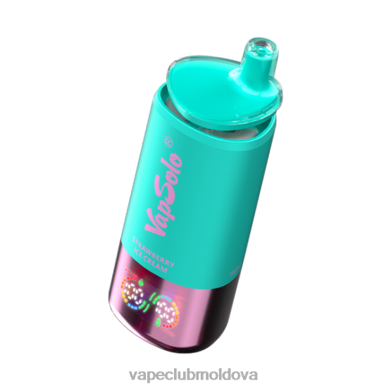 Disposable Vape Moldova D8NR610 VapSolo Triple 30000 de pufuri gheață de pepene verde și gheață de căpșuni și pepene galben