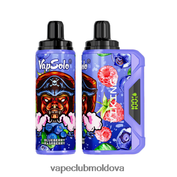 Disposable Vape Moldova Z8Z8R0150 Vapsolo VIKING vapa de unică folosință afine zmeura