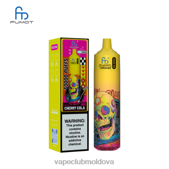 Fumot Tornado 30k muzica cola cu cireșe XRJV48 Vape Pod Kit