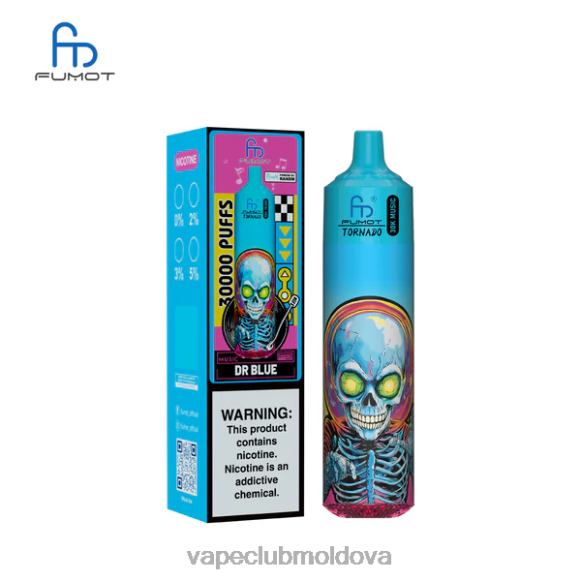 Fumot Tornado 30k muzica dr albastru XRJV412 Vape Mod