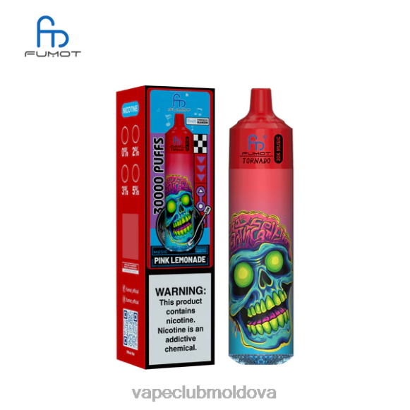 Fumot Tornado 30k muzica limonada roz XRJV423 Vape Pod Kit