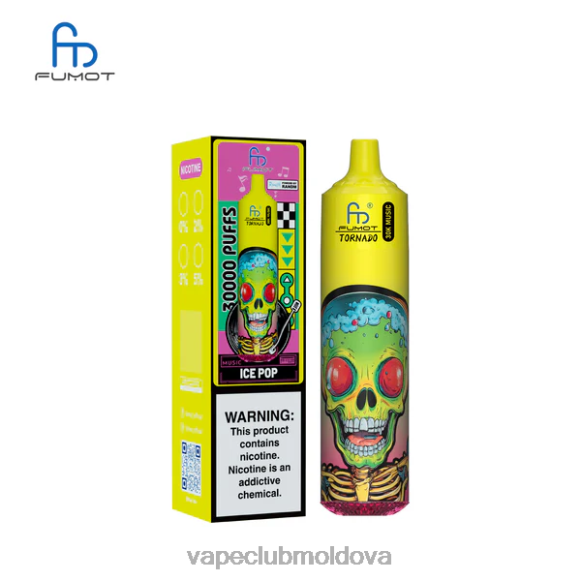 Fumot Tornado 30k muzica pop de gheață XRJV415 Disposable Vape Moldova