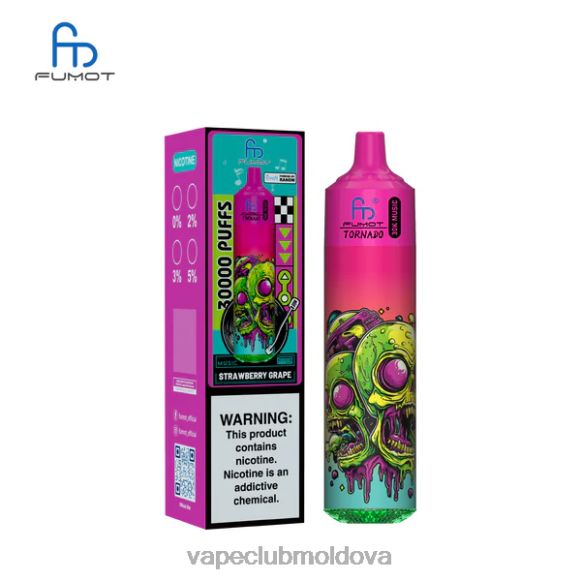 Fumot Tornado 30k muzica struguri de căpșuni XRJV427 Vape Mod