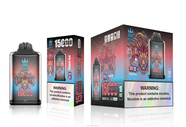 Vape Mod 6LLL102 Bang Box s1-15000 pufuri gheata de piersici