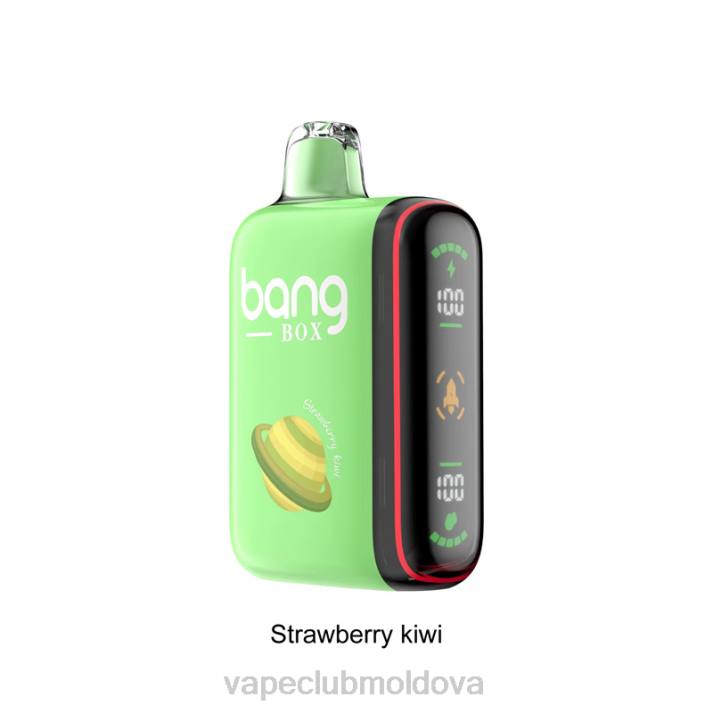 Vape Mod 6LLL27 Bang Box Afișaj inteligent de putere cu 9000-18000 puf kiwi de căpșuni