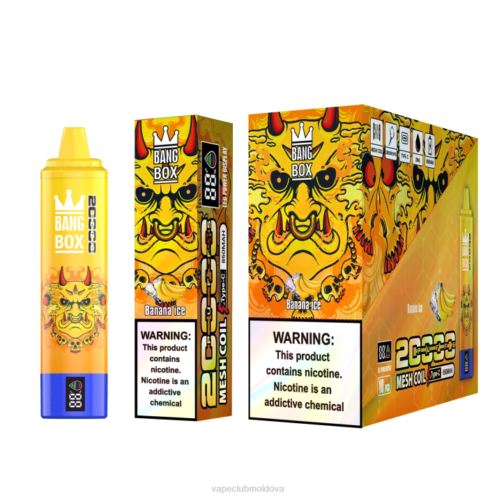 Vape Mod 6LLL57 Bang Box Ecran inteligent de 20000 puf gheata de banane
