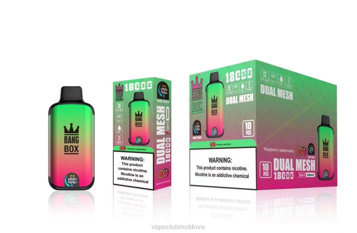 Vape Mod 6LLL97 Bang Box 18000 pufuri pepene verde zmeura