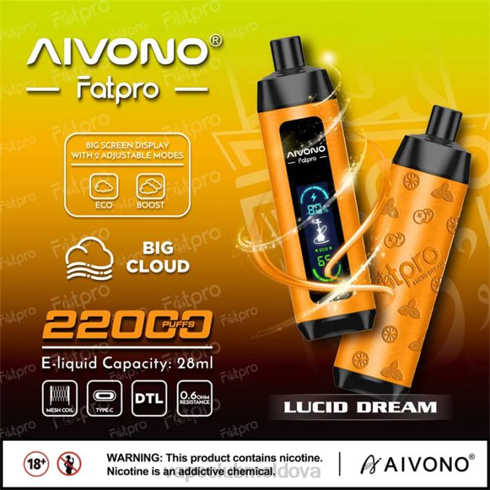Vape Mod B20N7 Aivono Fatpro 22000 vis lucid
