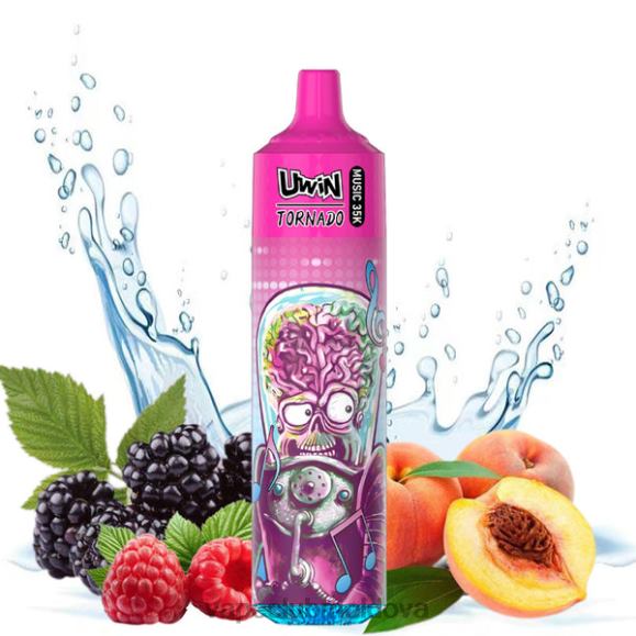 Vape Mod JRPB827 UWIN CRYSTAL 35k vape de unică folosință boabe de piersici