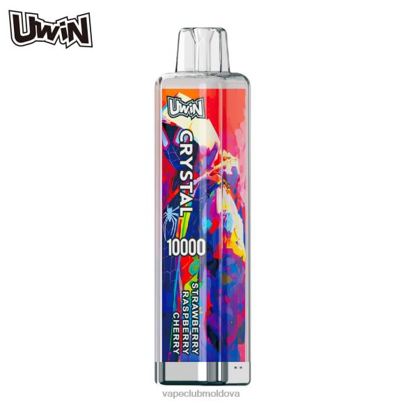 Vape Mod JRPB87 UWIN CRYSTAL 10000 vape de unică folosință capsuni zmeura cirese