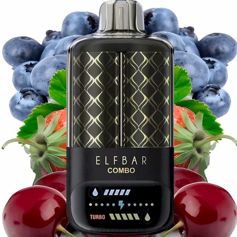 Vape Mod XH4J02 Elf Bar Combo 25000 afine zmeură și cireșe