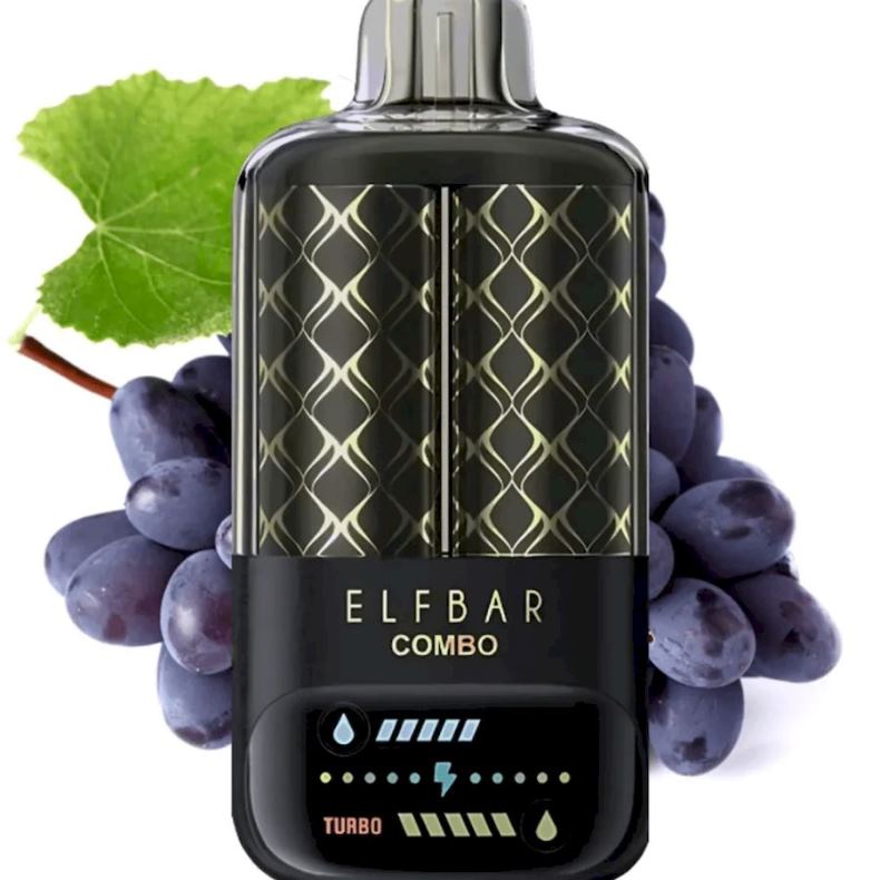 Vape Mod XH4J07 Elf Bar Combo 25000 băutură de struguri și Maria