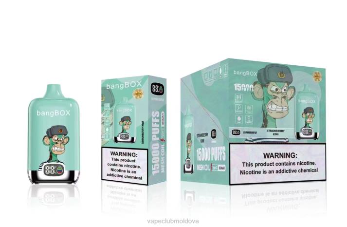 Vape Moldova 6LLL39 Bang Box 15000 pufuri kiwi de căpșuni