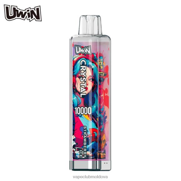Vape Moldova JRPB89 UWIN CRYSTAL 10000 vape de unică folosință gheata de capsuni
