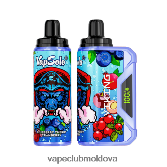 Vape Moldova Z8Z8R0149 Vapsolo VIKING vapa de unică folosință afine cireș merișor