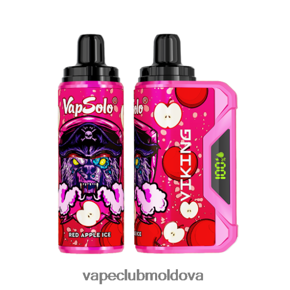 Vape Moldova Z8Z8R0154 Vapsolo VIKING vapa de unică folosință gheață cu mere roșii