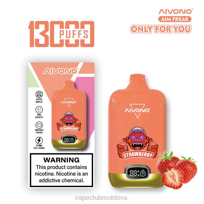 Vape Pod Kit B20N243 Aivono AIM FREAK 13000 căpșună