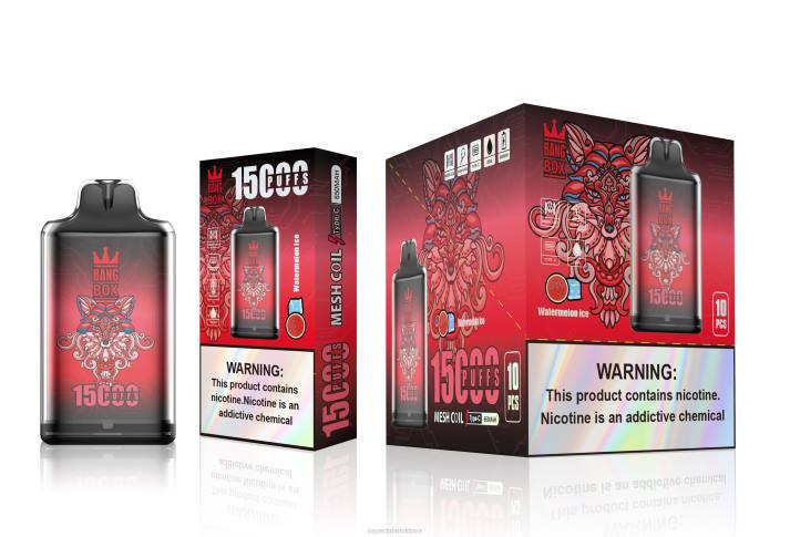 Vape Shop Chisinau 6LLL106 Bang Box s1-15000 pufuri gheata de pepene verde