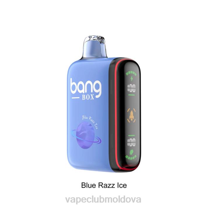 Vape Shop Chisinau 6LLL26 Bang Box Afișaj inteligent de putere cu 9000-18000 puf gheață albastră